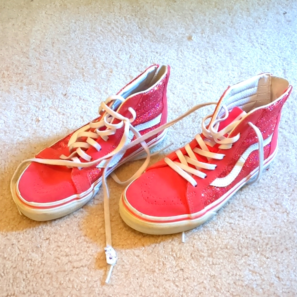 Vans sneakers shorts size 2 pink